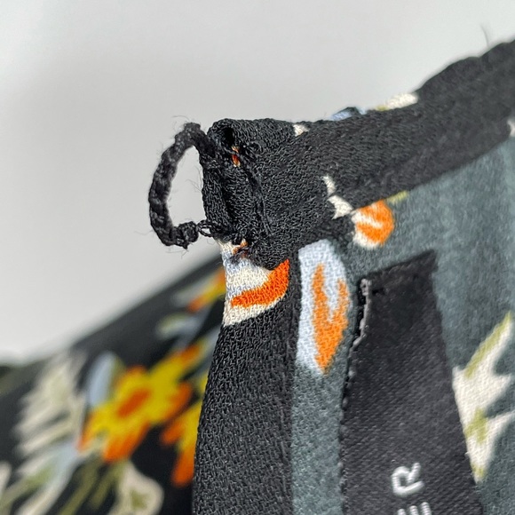 WALTER BAKER Black Floral Midi Dress Size: M - Picture 14 of 15